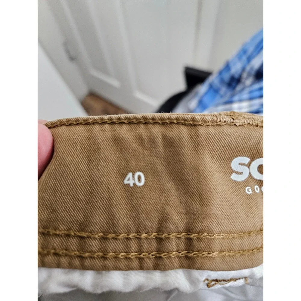 Sonoma Goods For Life Mens Tan Brown Everyday Cargo Shorts Size 40